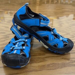 Merrell Boys Size 3M Blue Black Hydro Water Shoes Sandals Hiking Swimming Beach